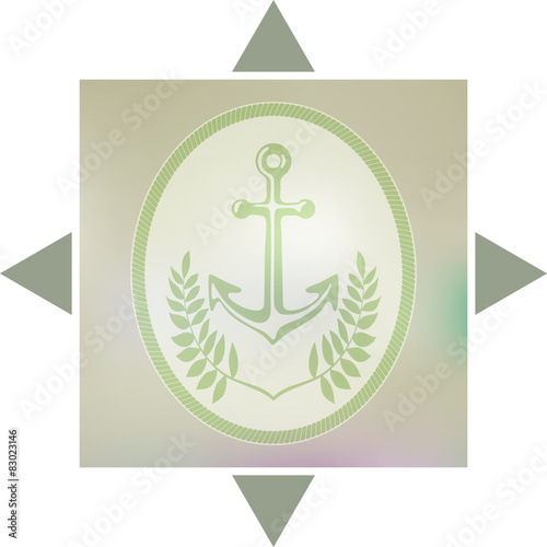Marine anchor symbolic image.