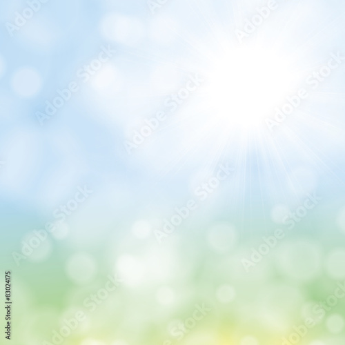Sunny abstract sun ray background