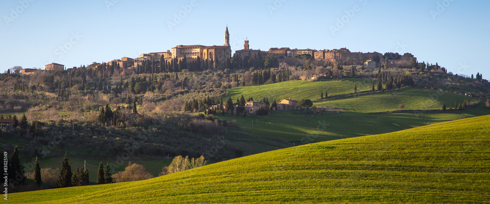 Pienza in Val d'Orcia, Tuscany