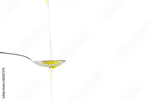 Oil in a spoon