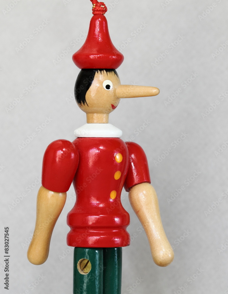 Pinocchio burattino di legno Stock Photo | Adobe Stock