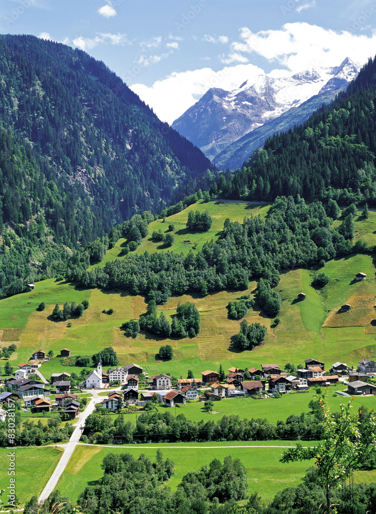 スイスの田園風景