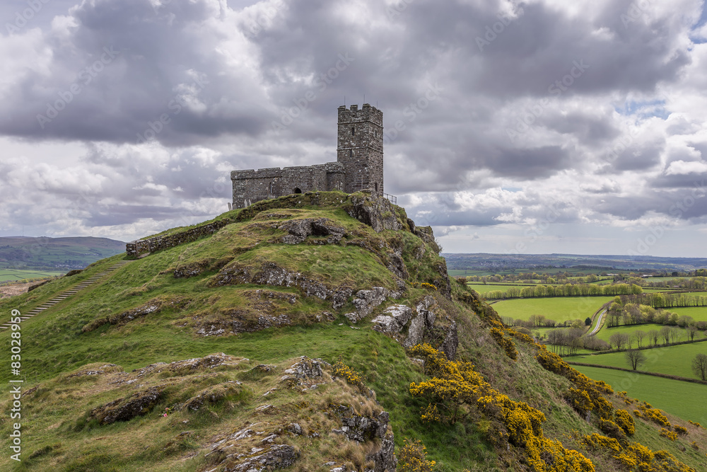 The Church of St Micheal de Rupe on Brentor