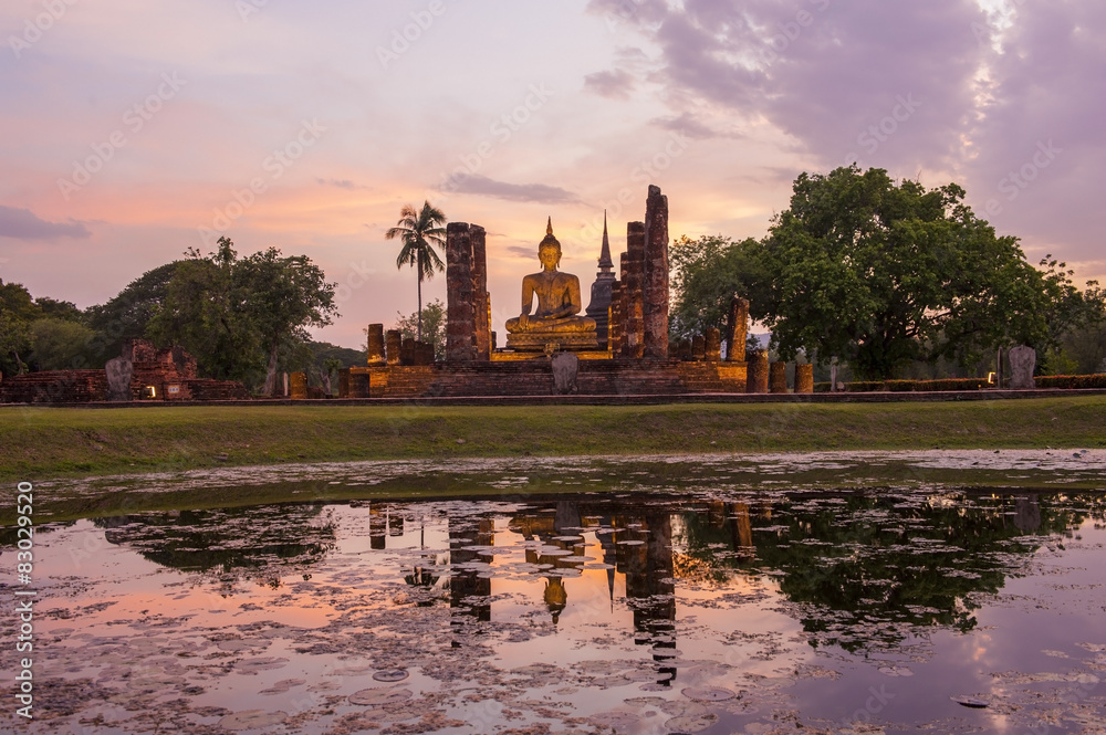 Fototapeta premium Sukothai historical park, Unesco world heritage