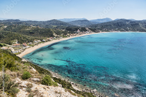 Agios Georgios beach, island Corfu, Greece