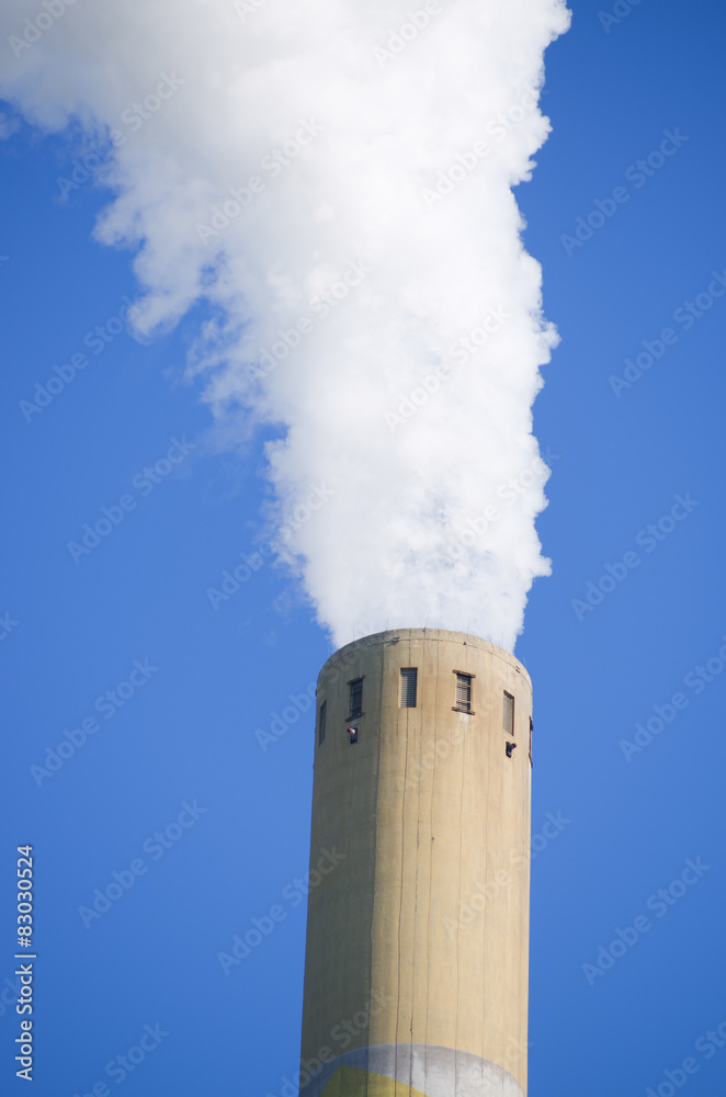 Smoking industrial chimney Smoking industrial chimney