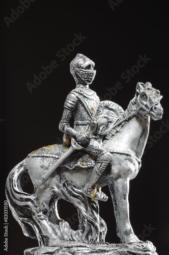 knight on horseback miniature