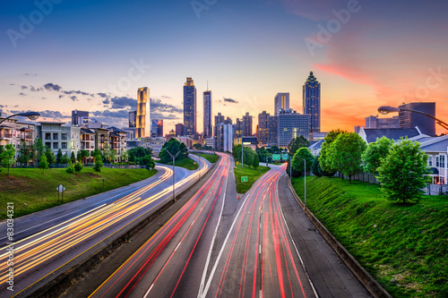 Downtown Atlanta Georgia Skyline