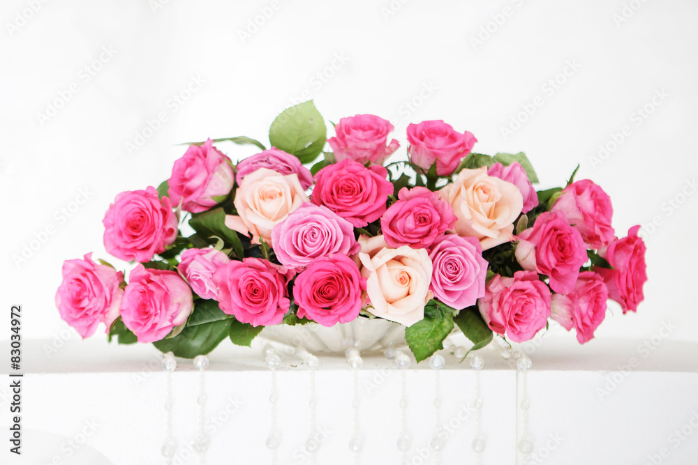 Obraz premium vase with roses