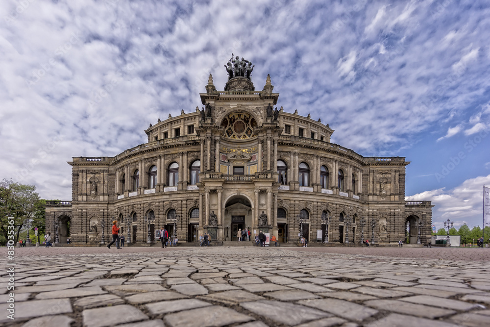 The Semper Opera house of Dresden