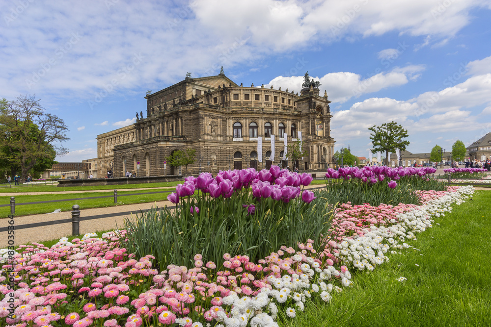 The Semper Opera house of Dresden