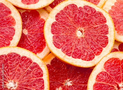 Canvas-taulu grapefruit as background