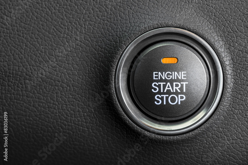 Engine start button photo