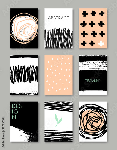 Hand Drawn Greeting Cards Collection
