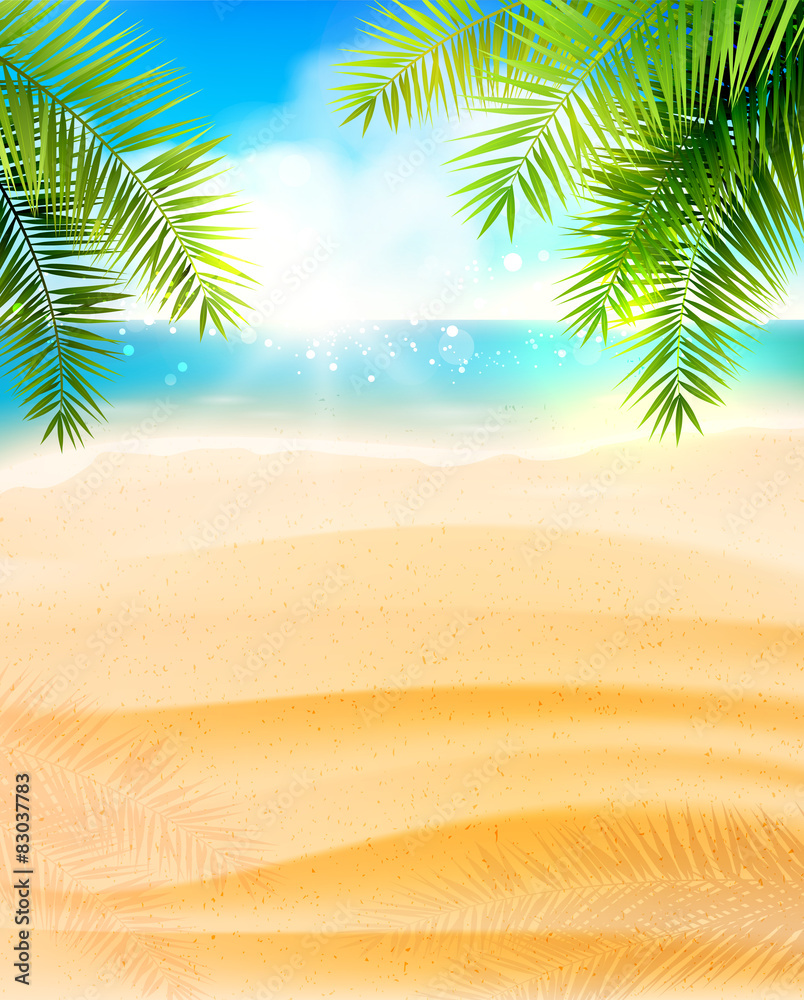 Fototapeta premium Summer beach