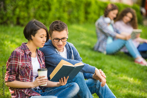 Students outdoors