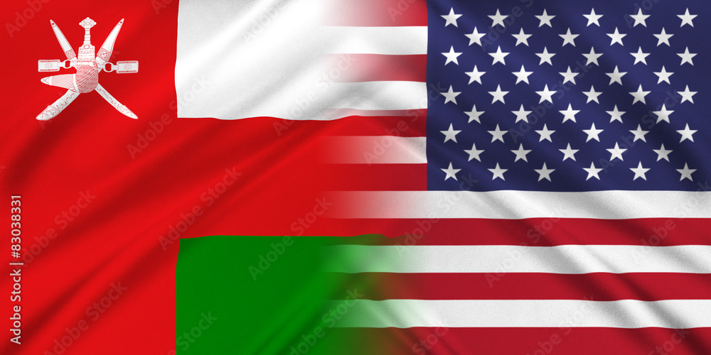 Fototapeta premium USA and Oman