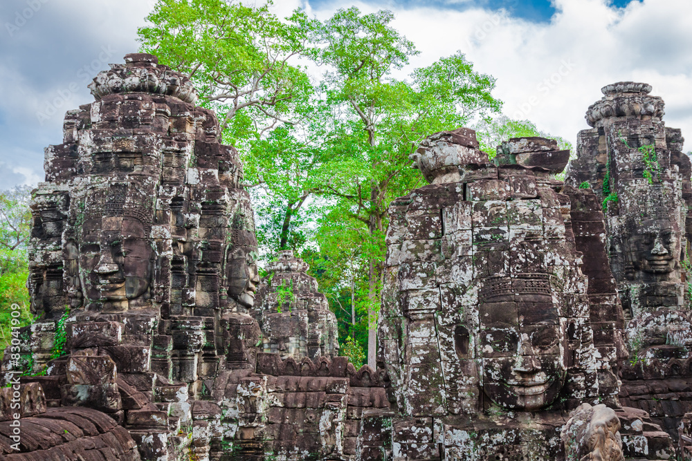 Fototapeta premium Bayon Temple in Angkor Thom, Cambodia