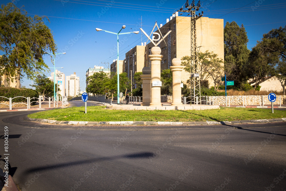  Masonic Square and surrounding streets in Be`er Sheva 
