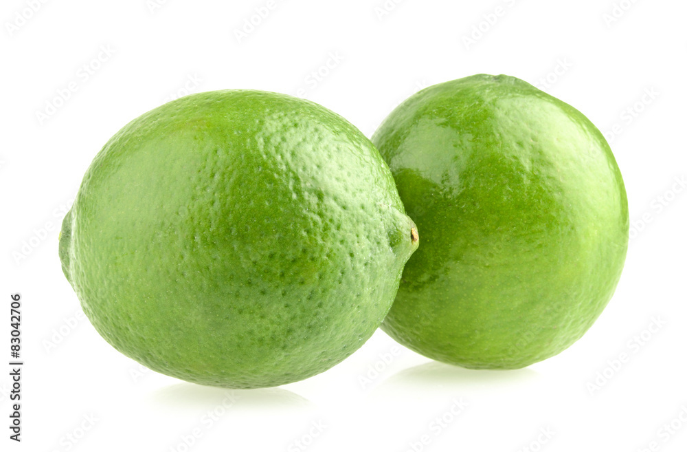 Limes isolated Limes isolated