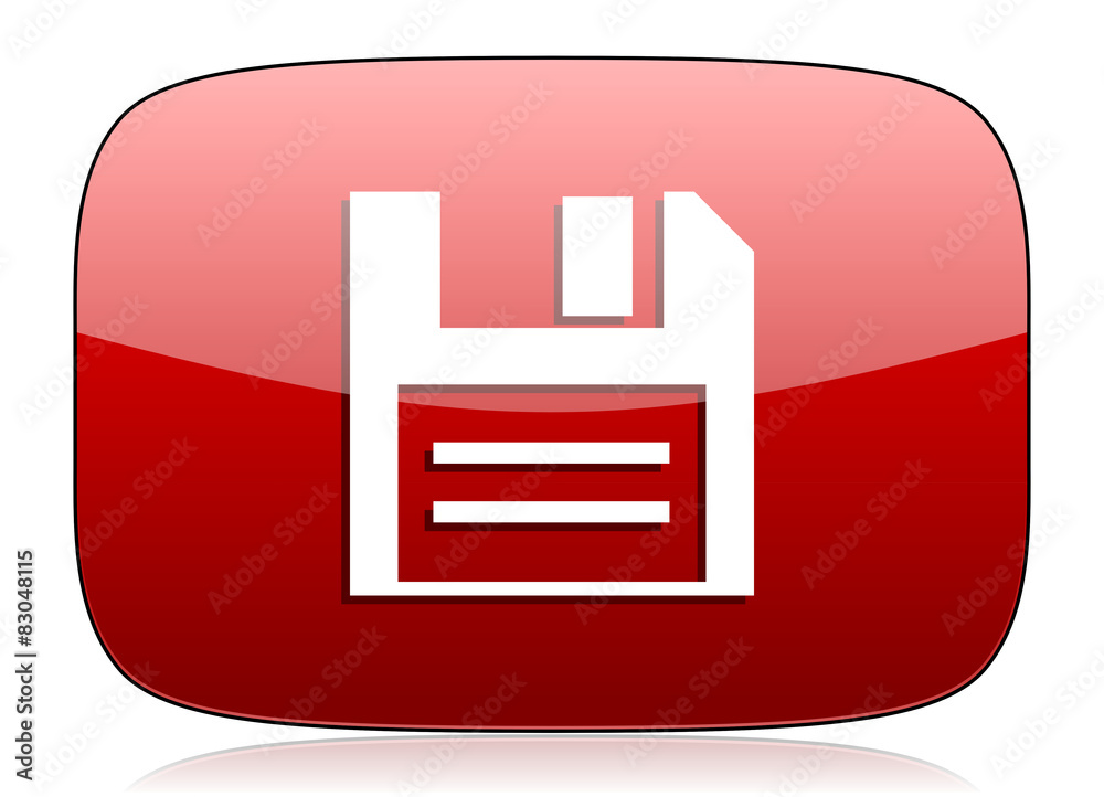 disk red glossy web icon disk red glossy web icon