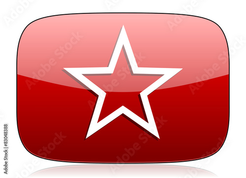 star red glossy web icon photo