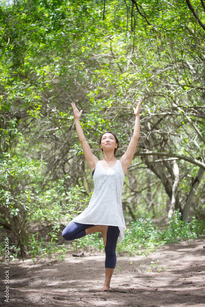 Yoga in the woods Yoga in the woods