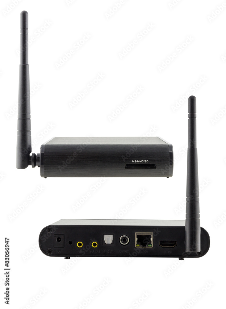 wireless router isolated on white background wireless router isolated on white background