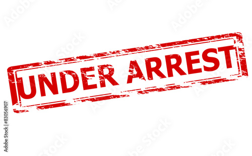 Under arrest