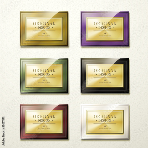 luxury premium quality golden plates collection