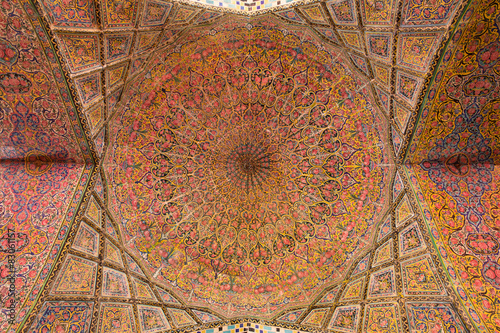 Nasir al-Mulk Mosque in Shiraz, Iran photo