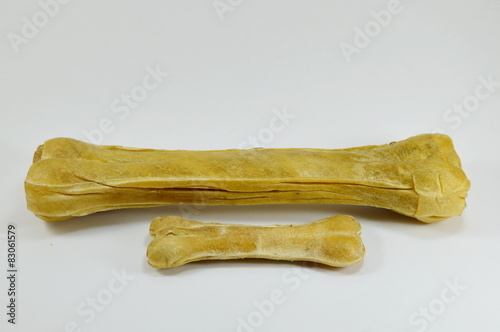 dog compress bone photo