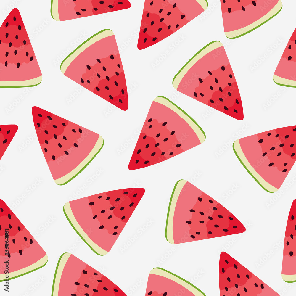 Slices of watermelon. Seamless background. Slices of watermelon. Seamless background.