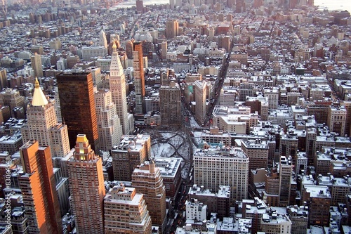 Manhattan sous la neige