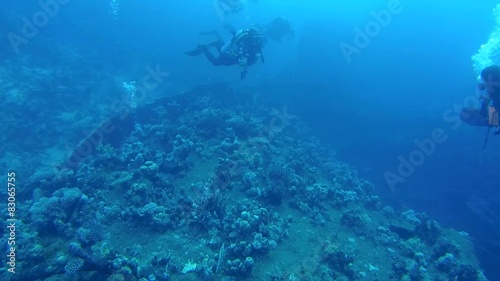 the wreckage of the wreck ship SS Carnatic, Red Sea 
 photo