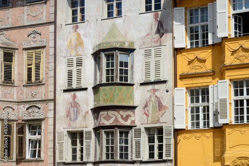 Colourful facade, Bolzano, Italy