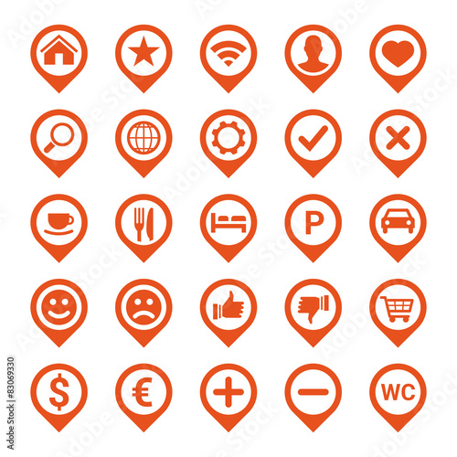 Pin Markierung mit Icon