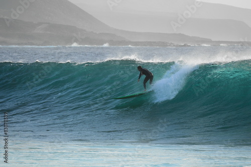 Surfing in Lanzarote