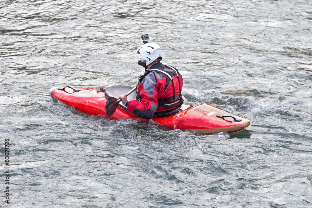 Naklejka premium gliding on the water