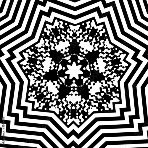 Black and White Abstract Background