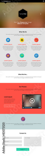 One Page Website Design