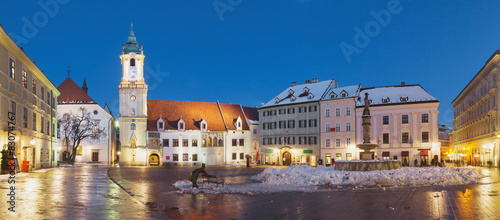Photography Bratislava Panorama - Main Square