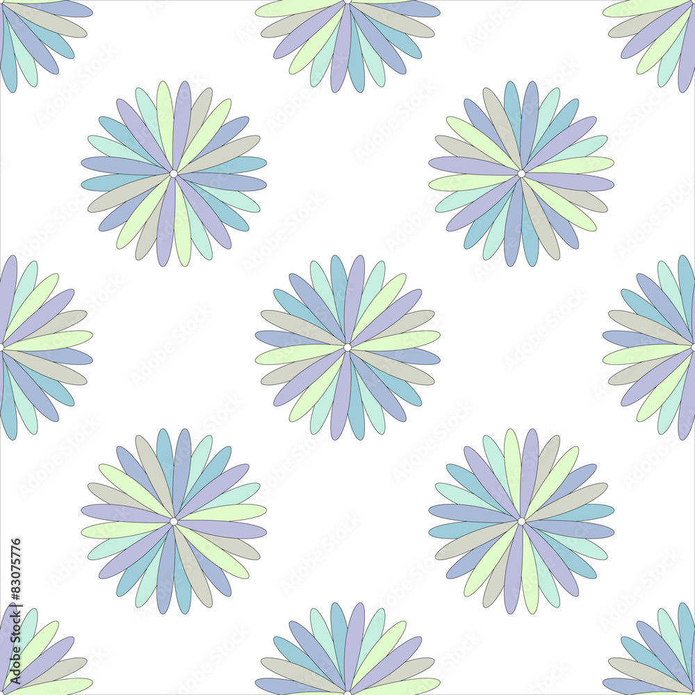 Flower seamless pattern illustration Flower seamless pattern illustration