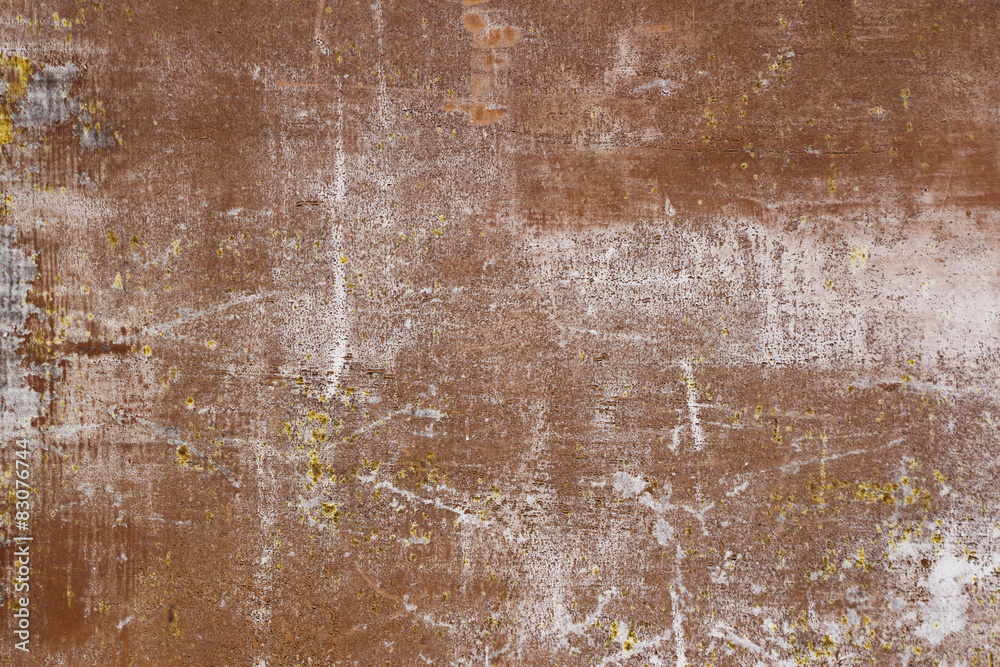 Fototapeta premium scratched brown metal surface