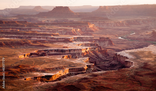 Sunset Soda Springs Basin Green River Canyonlands National Park photo