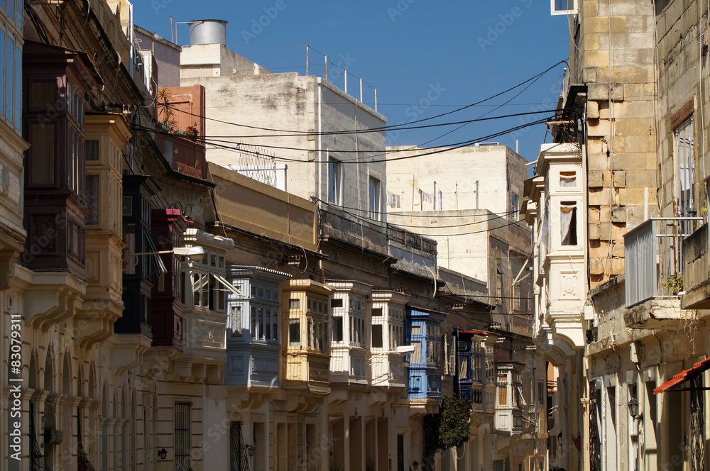 Dans les rues de Sliema - Malte