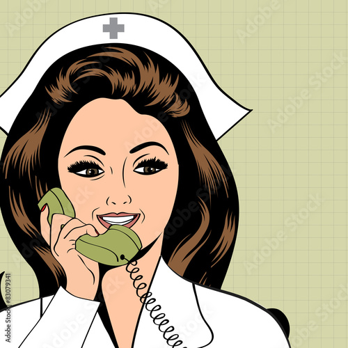 Beautiful friendly and confident nurse