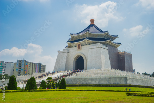 Chiang Kai-shek Memorial Hall, the famous landmark in Taipei