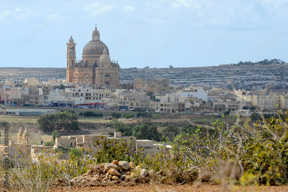 Church of Saint John the Baptist in Xewkija, Gozo, Malta