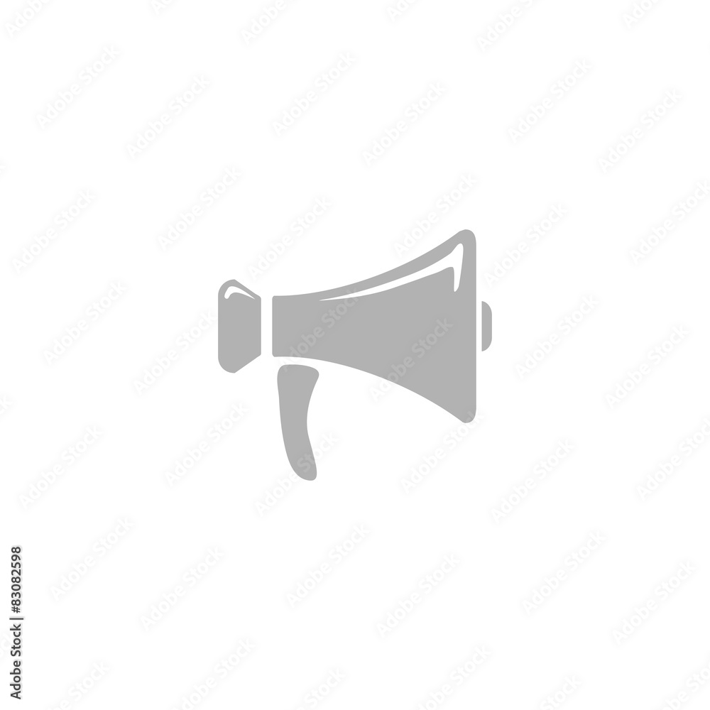Simple icon megaphone.